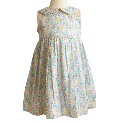 6514 Sleeveless Liza Dress- Fieldstone Floral
