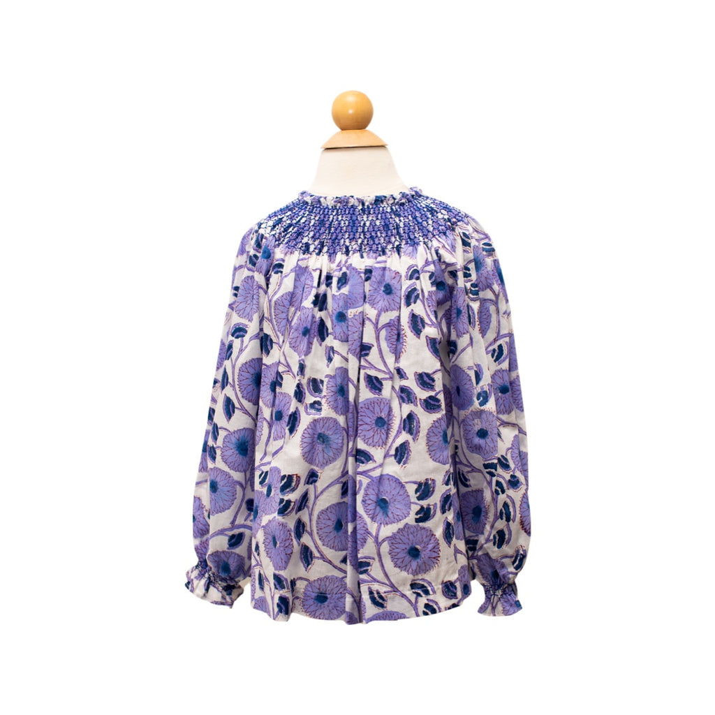6763 addison blouse - shelby block print