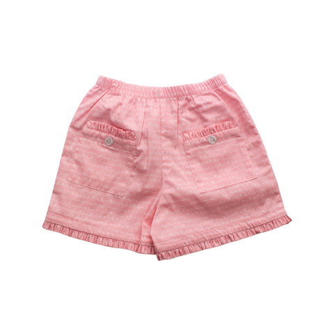6798 Two Pocket Shorts - Pink Bows w/ Estes trim