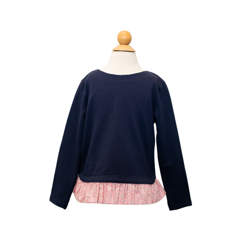 6847 Nora Sweater - Murphy Floral w/ Navy