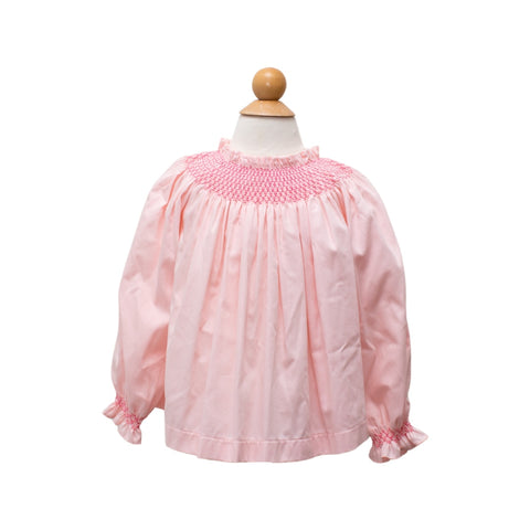 6856 Addison blouse - pink rib