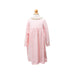 6876 Cici Dress - Pink Candy Stripes w/ Honeycrisp Floral Ruffles